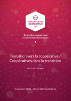 Colloque « Transition vers la coopérative / Coopératives dans la transition »