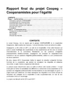 Rapport final du projet Coopeg – Coopanamistes pour l’égalité