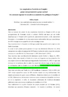 Les coopératives d’activités et d’emploi : projet entrepreneurial et projet sociétal. Ou comment repenser le travail et co-construire les politiques d’emploi ?